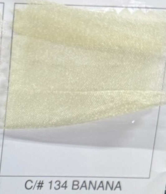Organza satinada #134 Banana