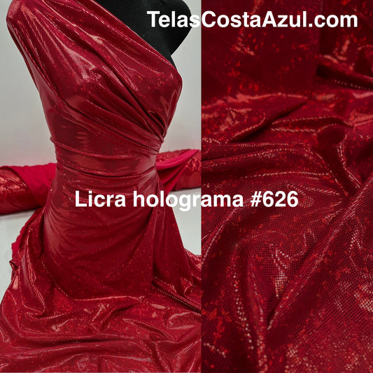 Licra holograma #626