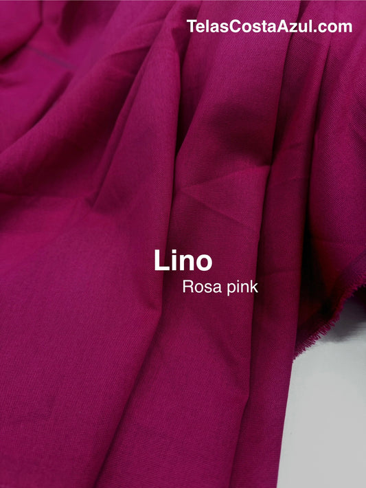 Lino Rosa pink