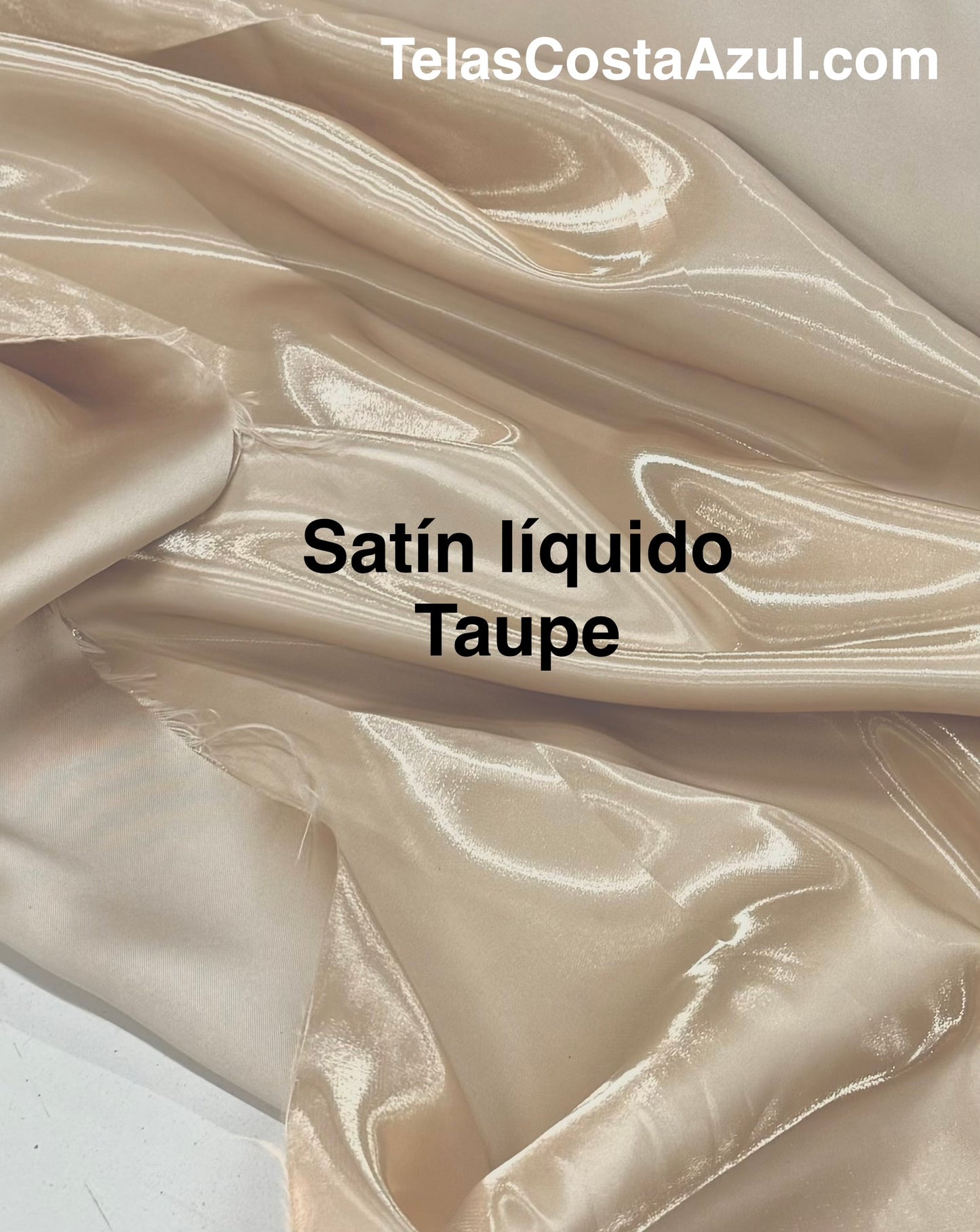Satín líquido Taupe