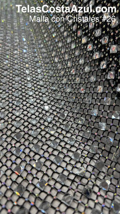 Malla con cristales 26