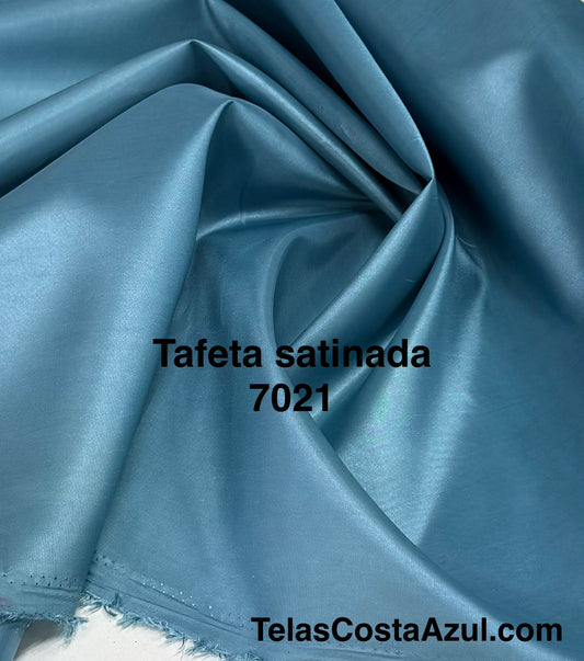 Tafeta satinada #7021 Plúmbago