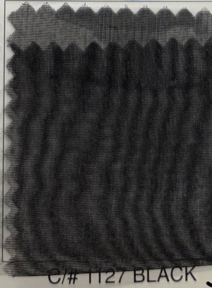 Organza satinada #1127 Black