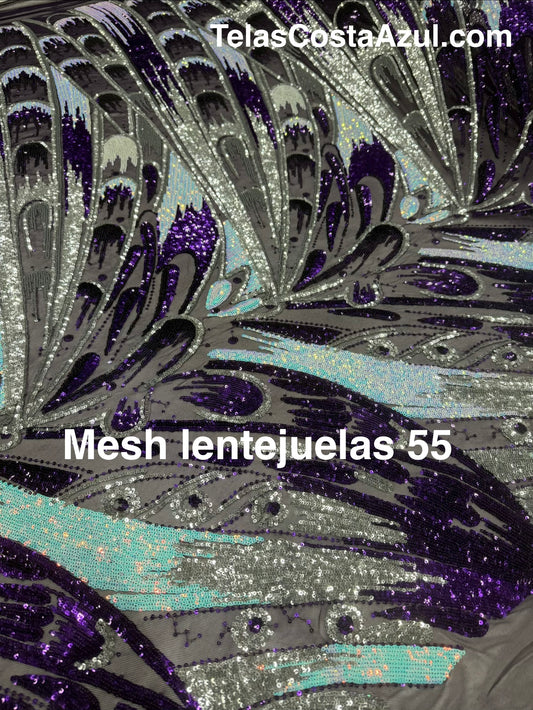 Mesh lentejuelas 55