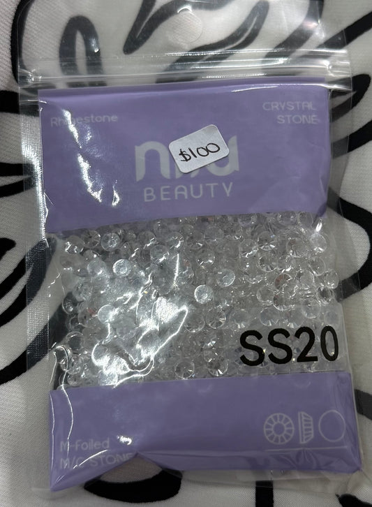 Bolsa Cristales SS20 Transparente