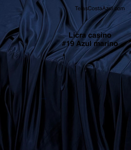 Licra casino 19 Azul marino