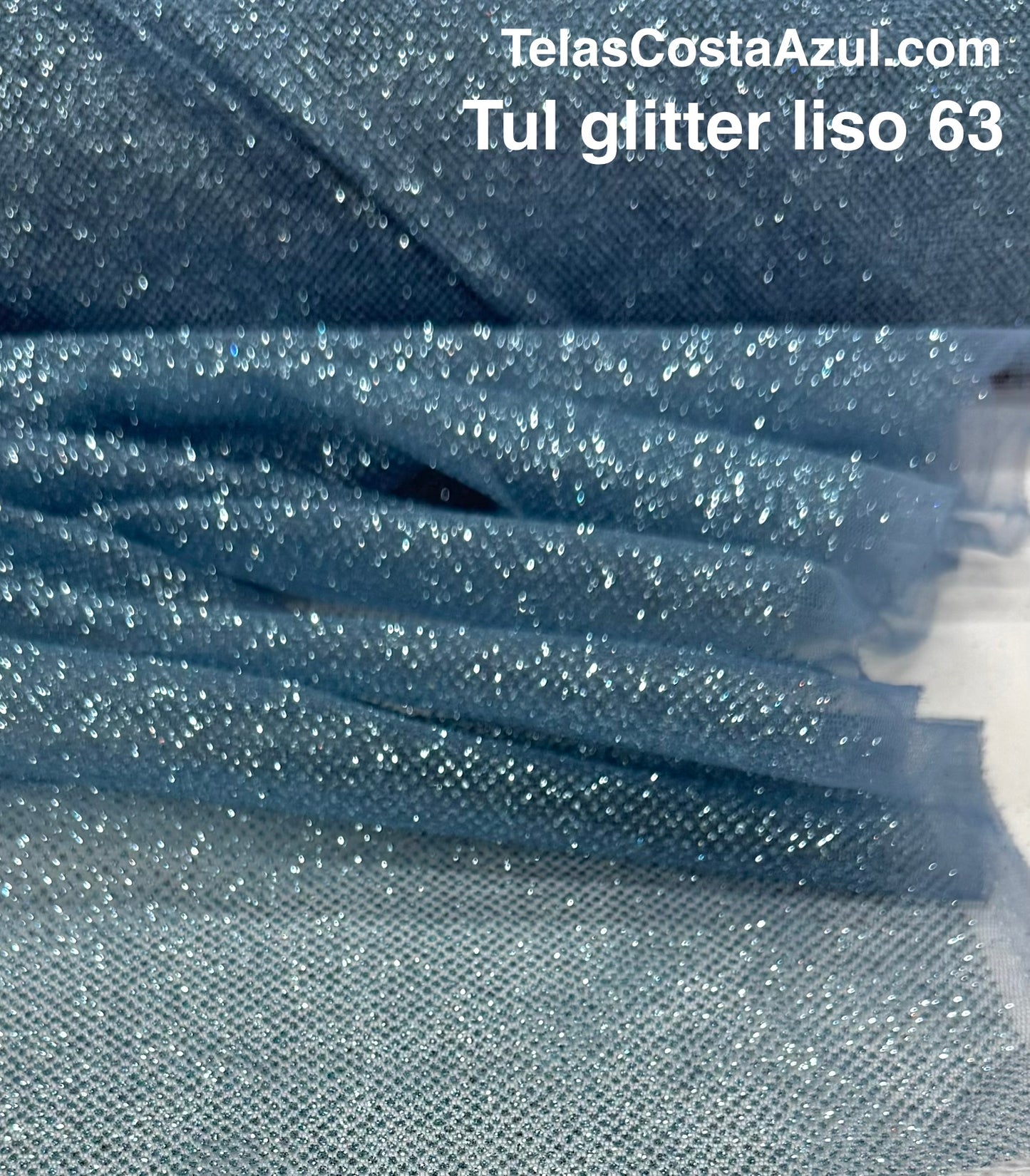 Tul Glitter liso 63