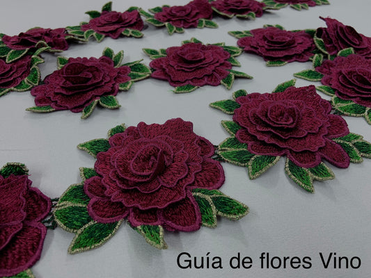 Guías de flores Vino