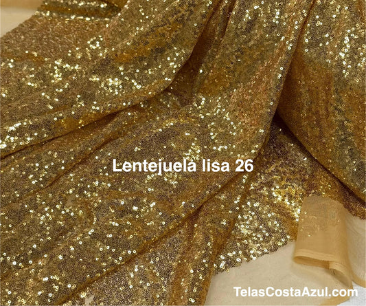 Lentejuela lisa 26