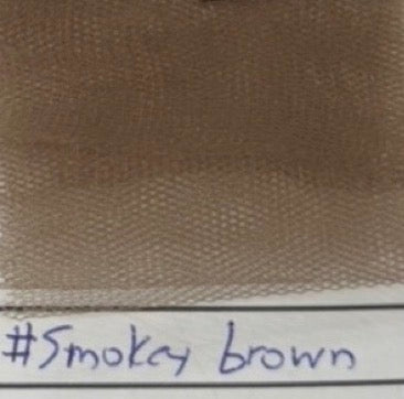 Tul italiano/óptico #Smokey Brown