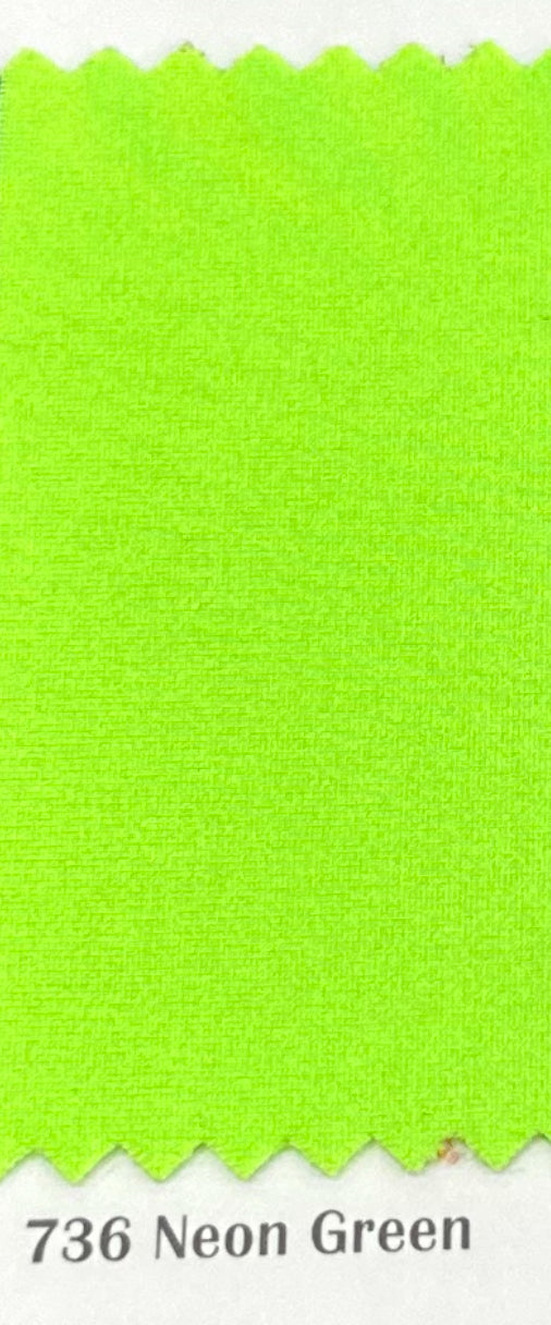 Licra colombiana 736 Neon Green