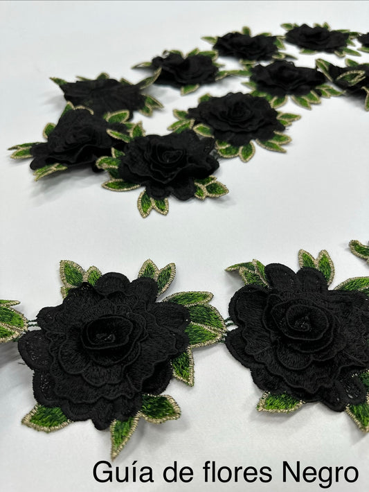 GUÍA DE FLORES NEGRO