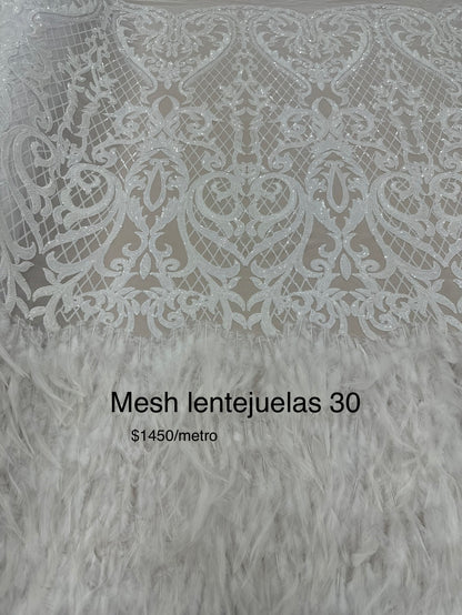 Mesh lentejuelas 30