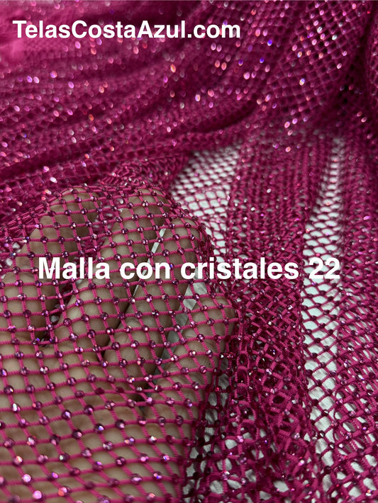Malla con cristales 22
