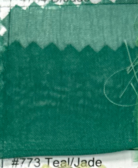 Chifon tornasol 773 Teal/jade