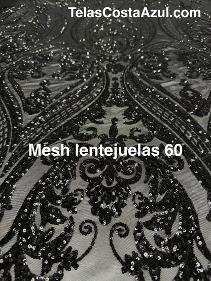 MESH CON LENTEJUELA 60