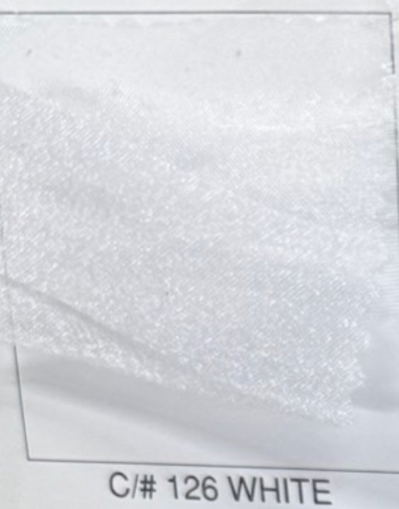 Organza satinada #126 White