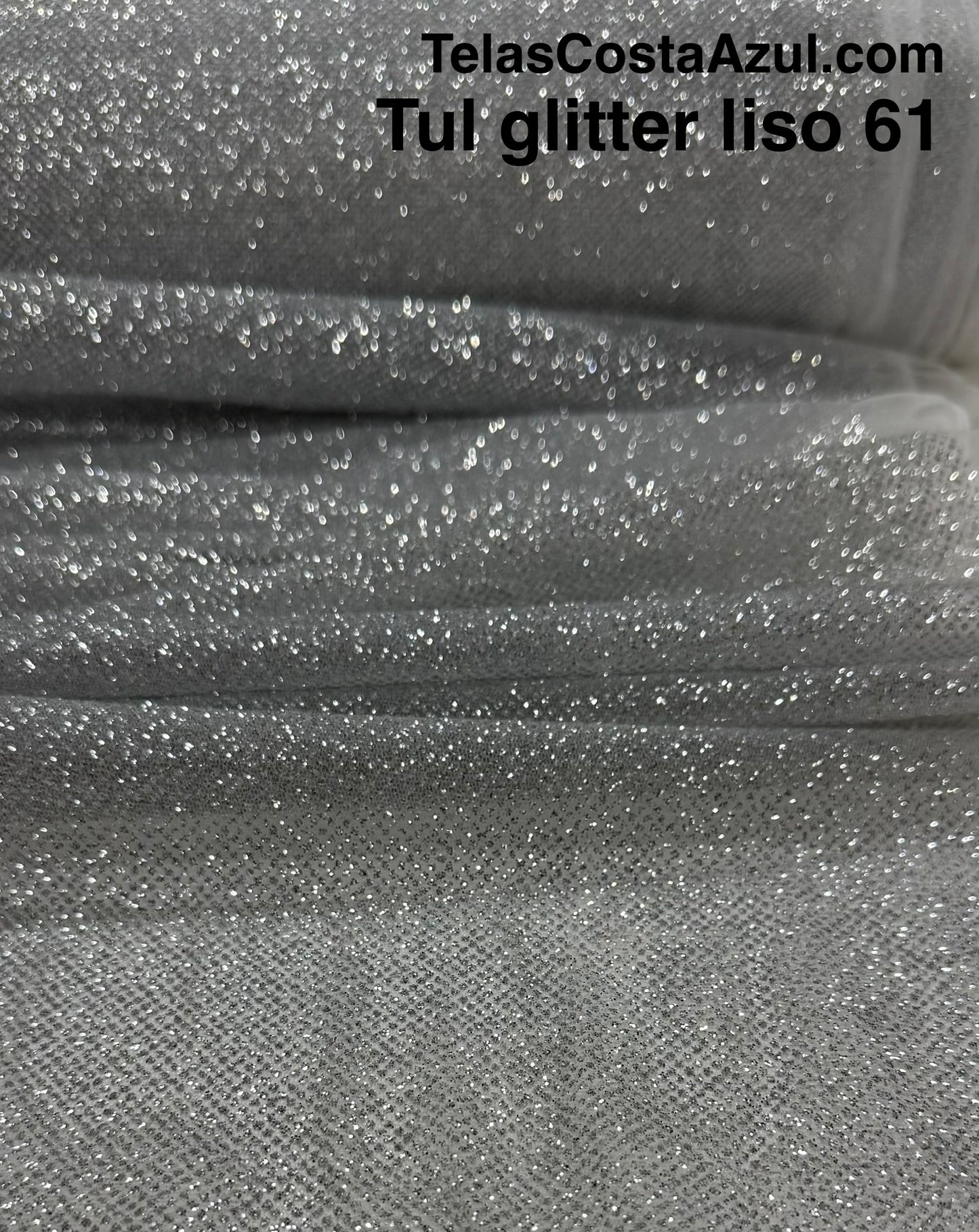 Tul Glitter liso 61