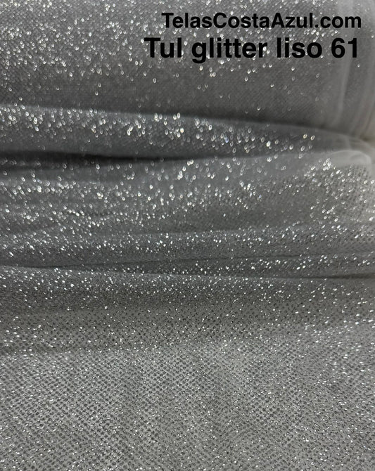 Tul Glitter liso 61