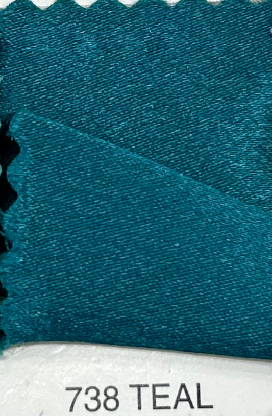 Crepé satinado 738 Teal