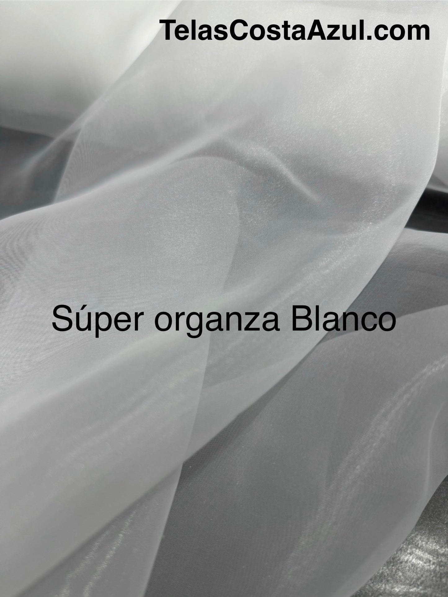 Súper organza Blanco