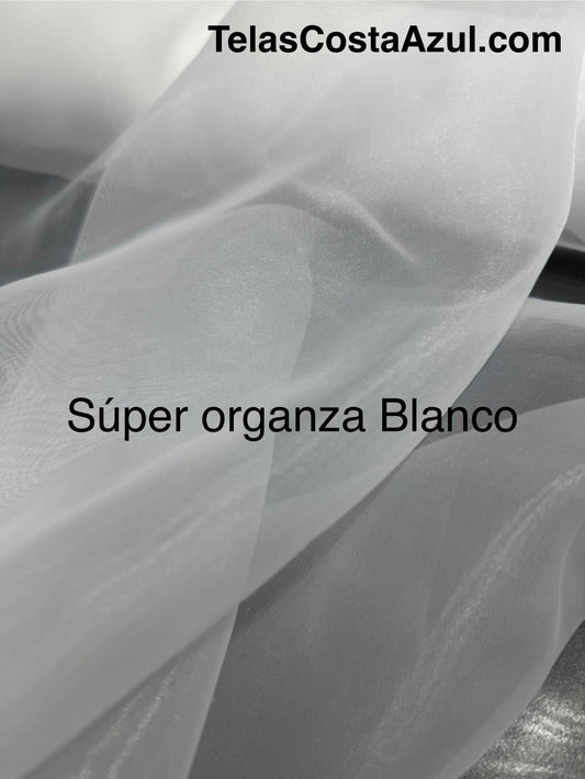 Súper organza Blanco