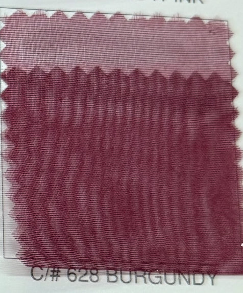 Organza satinada #628 Burgundy