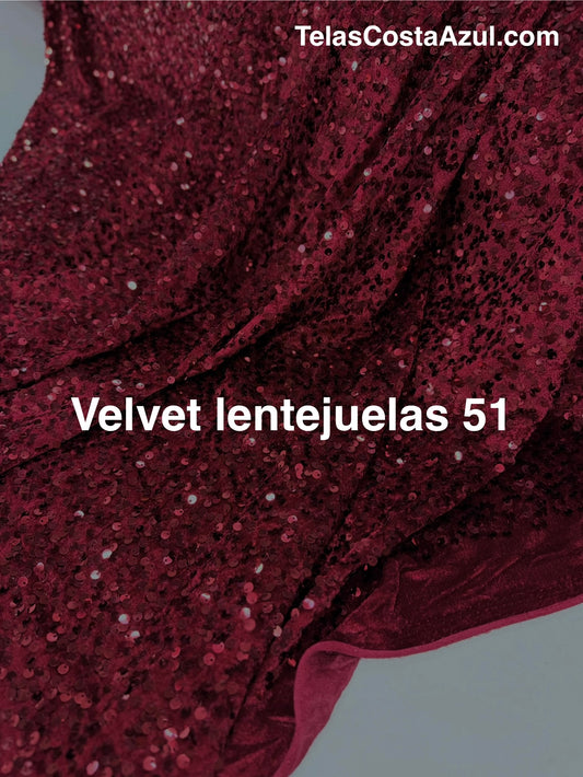 Velvet con lentejuelas 51