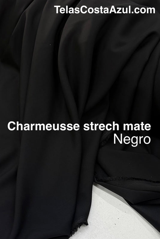 Charmeusse strech mate Negro