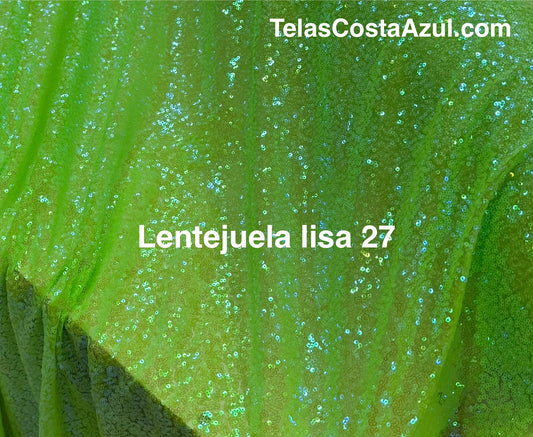 Lentejuela lisa 27