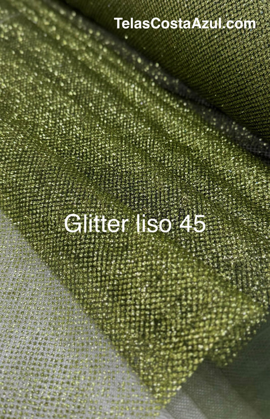Tul glitter liso 45