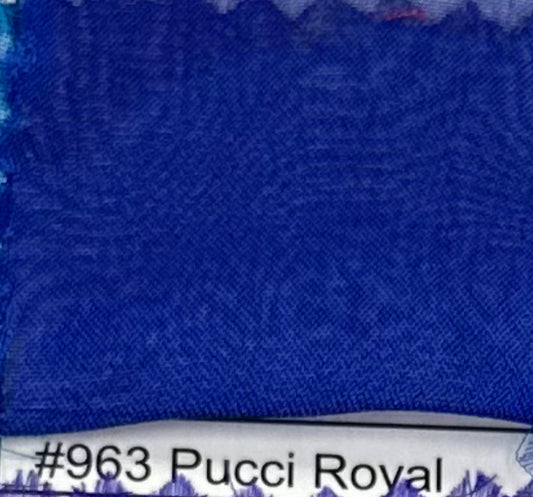 Chifon tornasol 963 Pucci royal