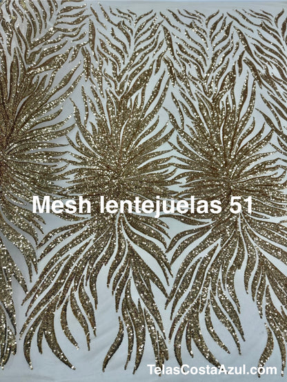 Mesh lentejuelas 51