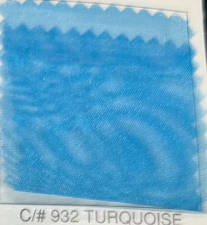 Organza satinada #932 Turquoise