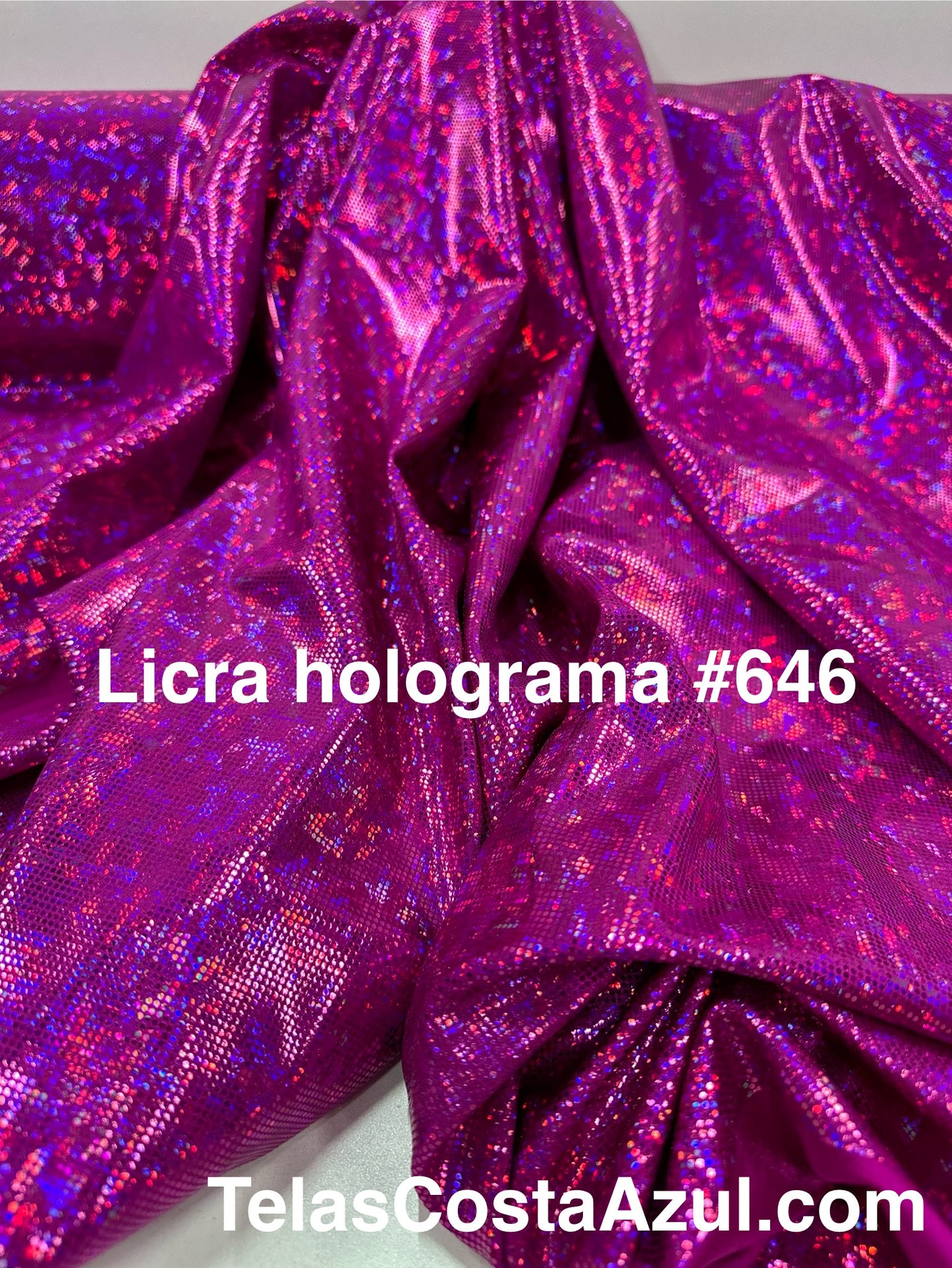 Licra holograma #646