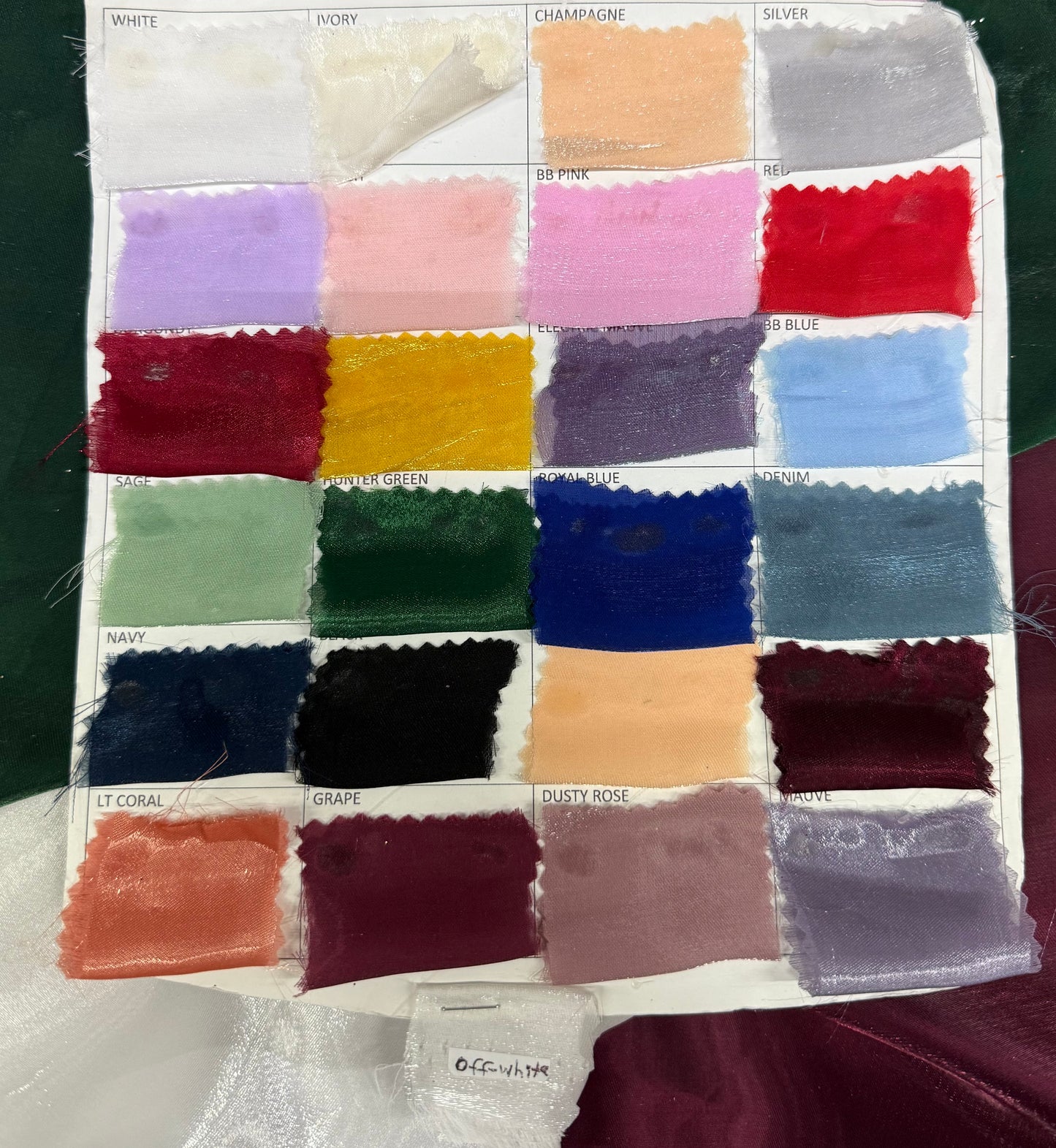 Catálogo Chifón líquido