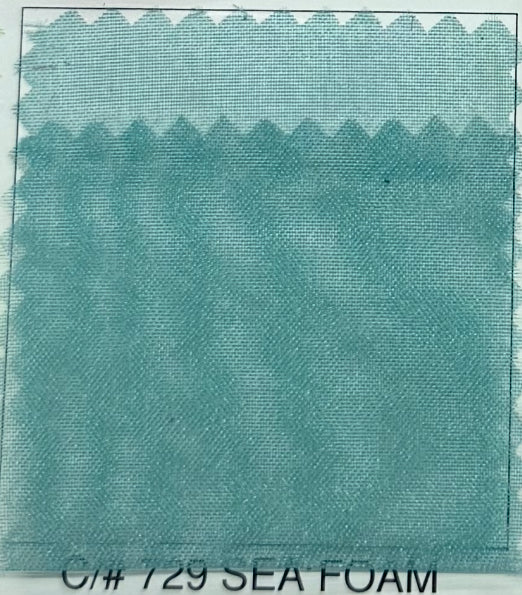 Organza satinada #729 Sea Foam