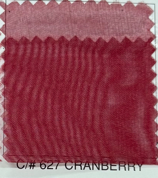 Organza satinada #627 Cranberry