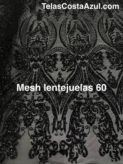 MESH CON LENTEJUELA 60