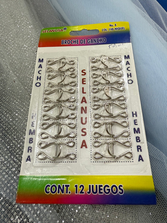 Broche gancho #8