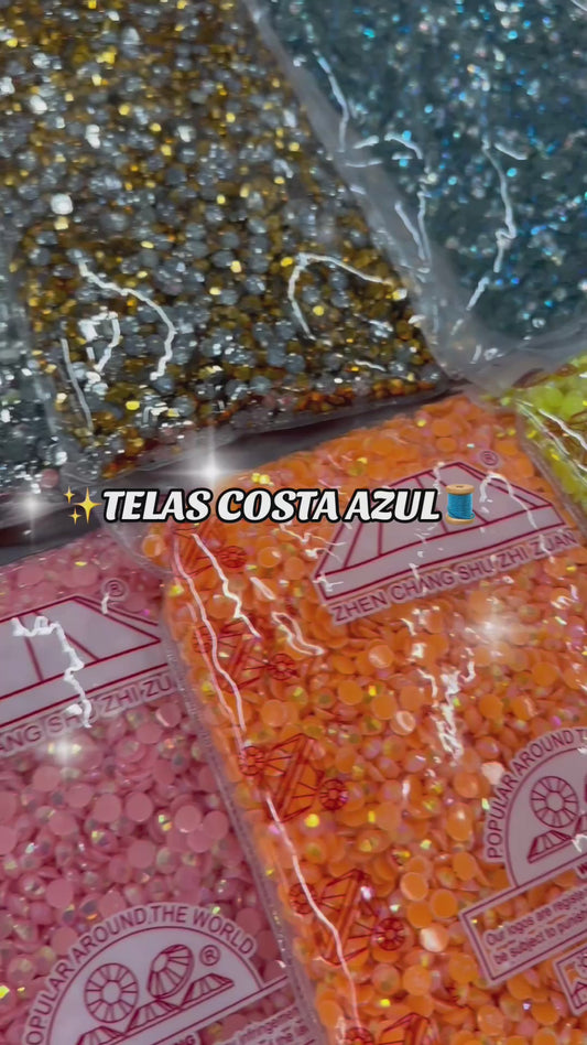 Bolsas con acrílicos.
